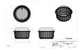 Kit Cookie Bowl Deep Black
